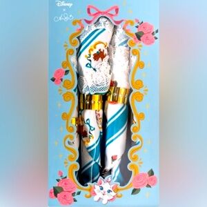 Disney Park NWT 2022 Aristocats White Blue Lace Gold Napkin 4pc Set by Ann Shen